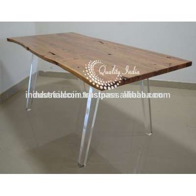 Live Edge wooden dinging table furniture