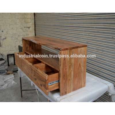 Live edge wooden cabinet furniture