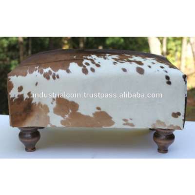 cow leather ottoman furniture